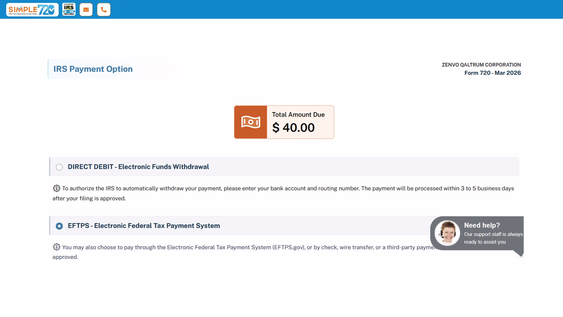 Step 4 - Complete your payment